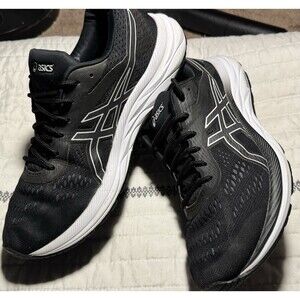 ASICS GEL 6 -Excite Black White Size 9.5 -